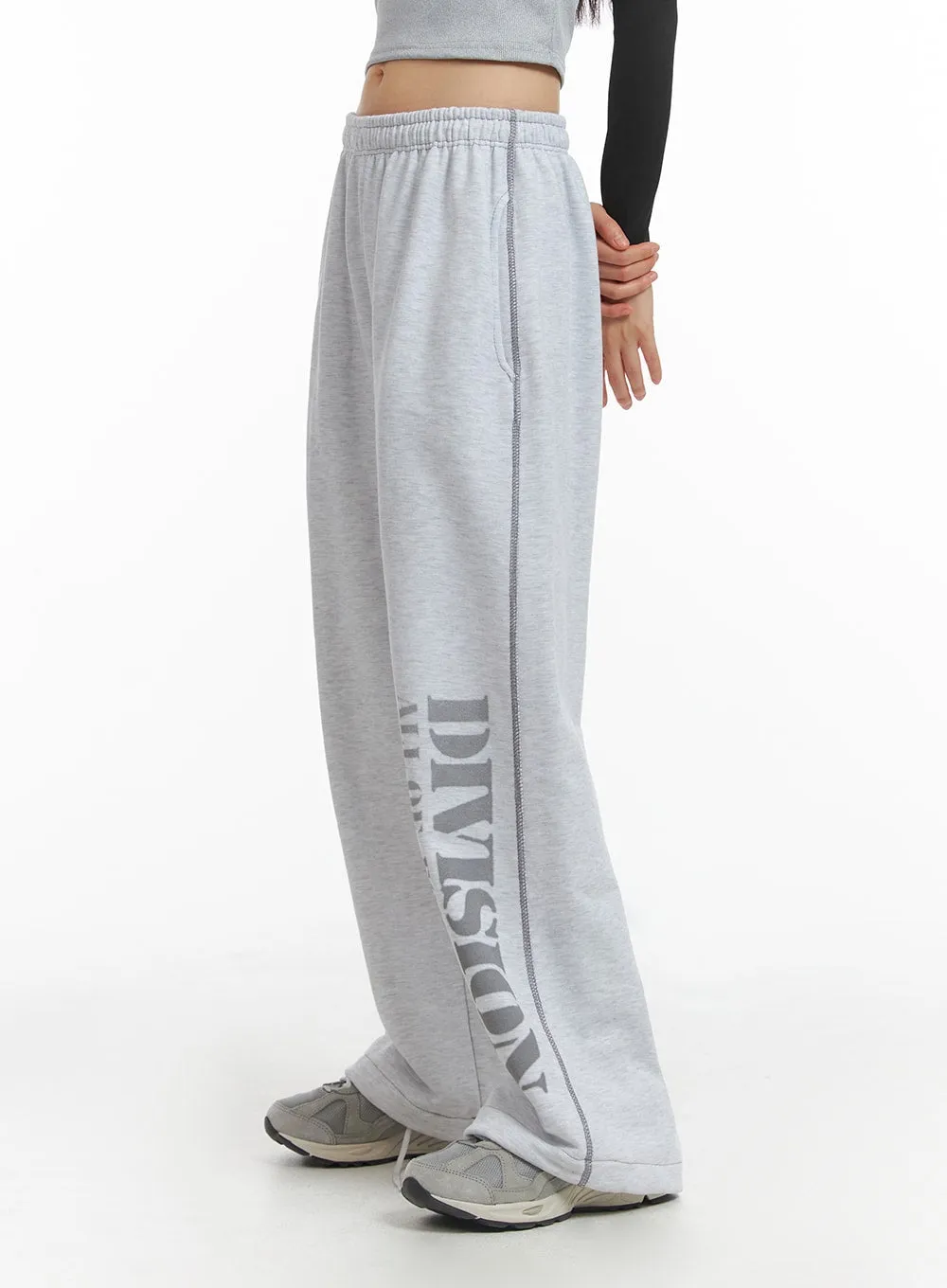 Graphic Lettering Sweatpants (UNISEX) CJ412