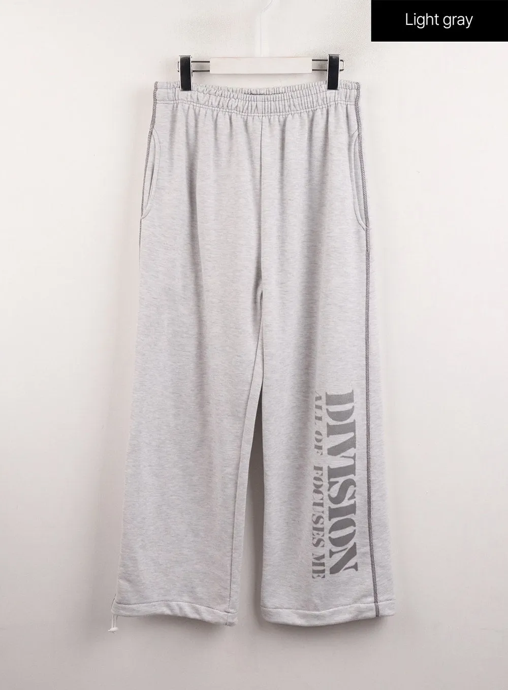 Graphic Lettering Sweatpants (UNISEX) CJ412