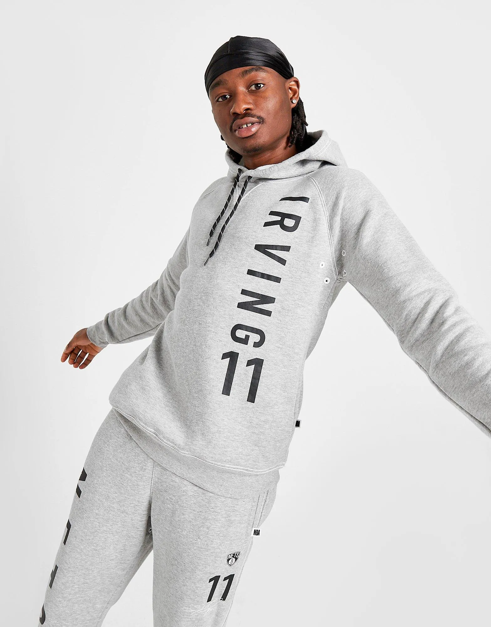 Grey Official Team NBA Brooklyn Nets Irving Hoodie - JD Sports 