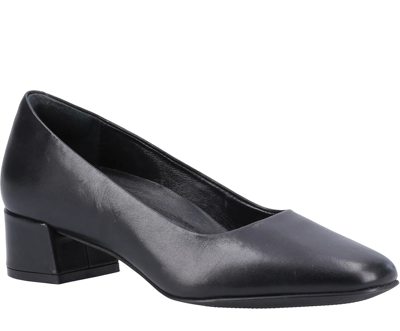 Hush Puppies Alina Womens Leather Court Shoe