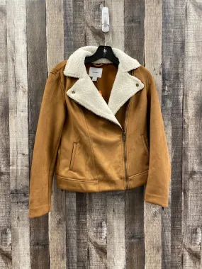 Jacket Moto By Old Navy In Brown, Size: Xs