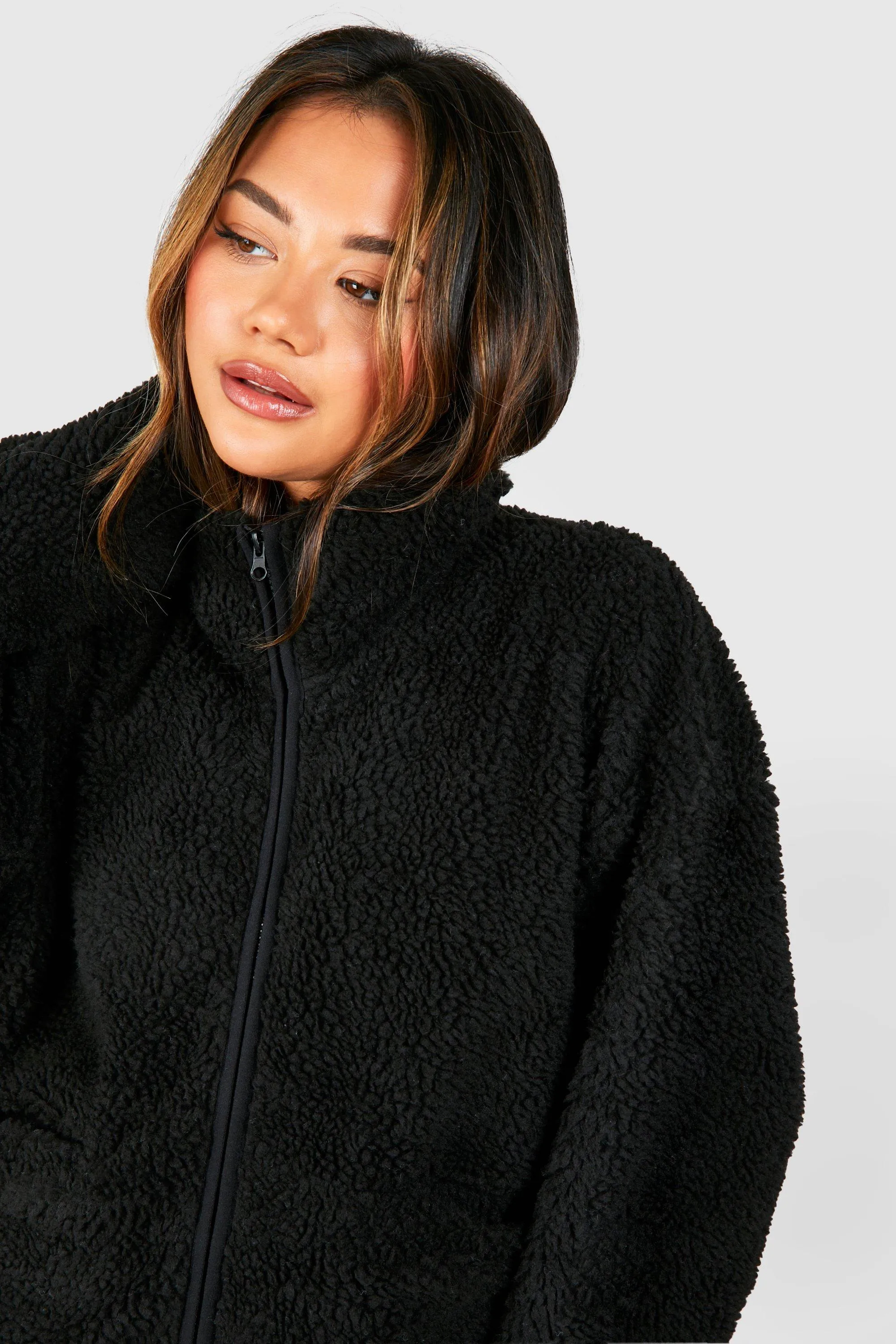 Jackets & Coats | Oversized Teddy Jacket | boohoo