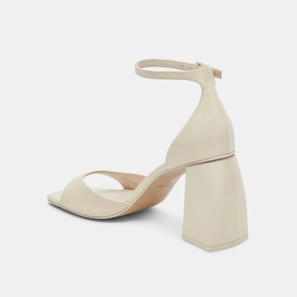 JANEY HEELS IVORY CRINKLE PATENT– Dolce Vita 6910434312258