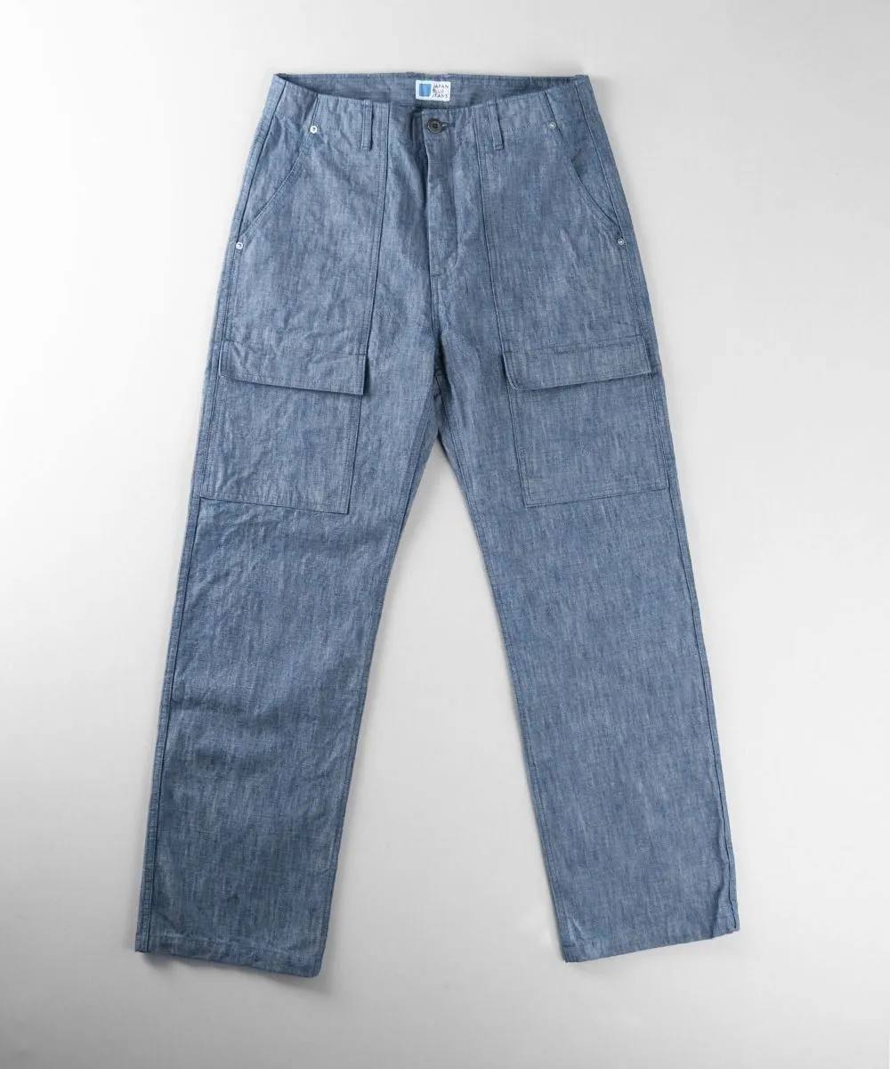 Japan Blue - 14oz Chambray Bush Pant