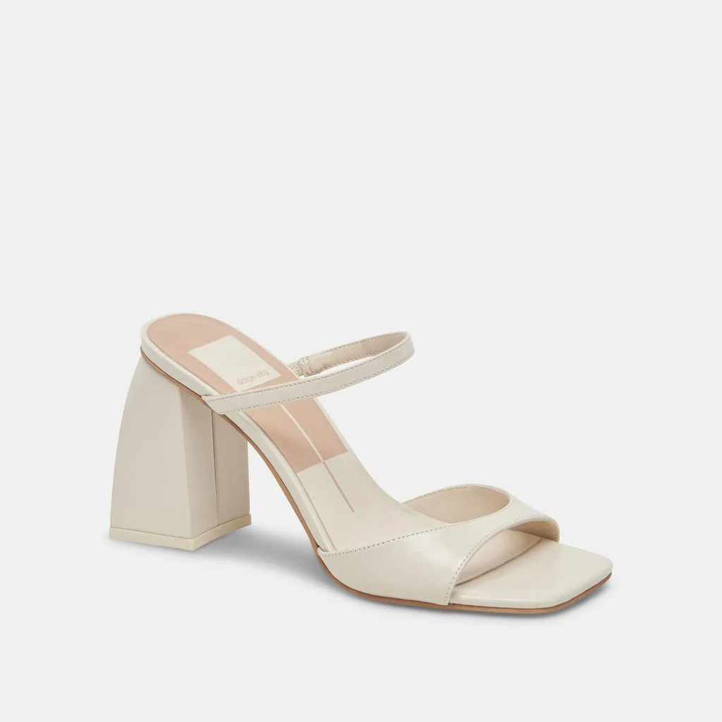 JEMMY HEELS IVORY CRINKLE PATENT– Dolce Vita 6942943117378