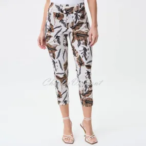 Joseph Ribkoff Tropical Print Capri Trouser - Style 231269