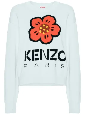 Kenzo Sweaters Clear Blue