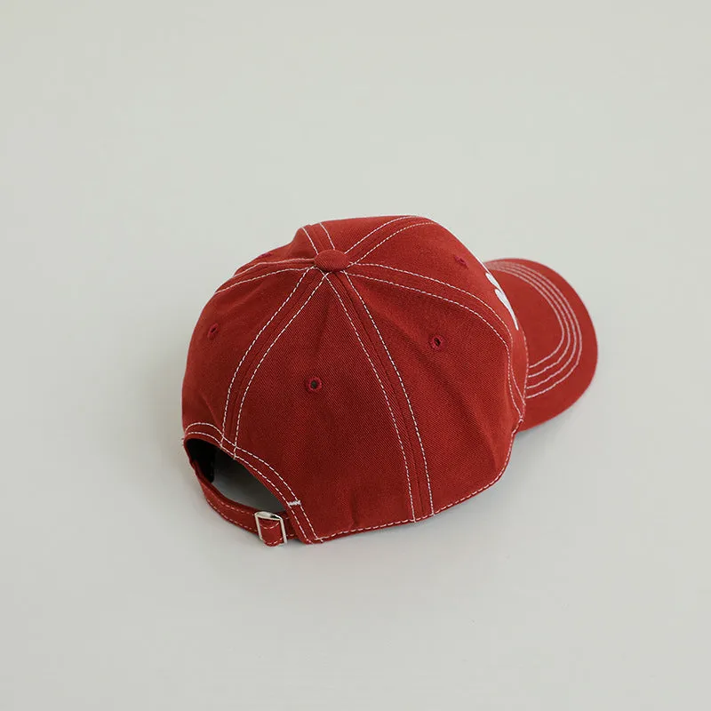 Kid Girls Boys Letters Color-blocking Embroidered Accessories Hats Wholesale 240111152