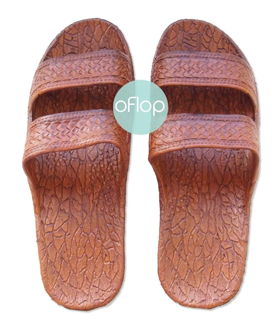 Light Brown Jandals ® -- Pali Hawaii Hawaiian Jesus Sandals