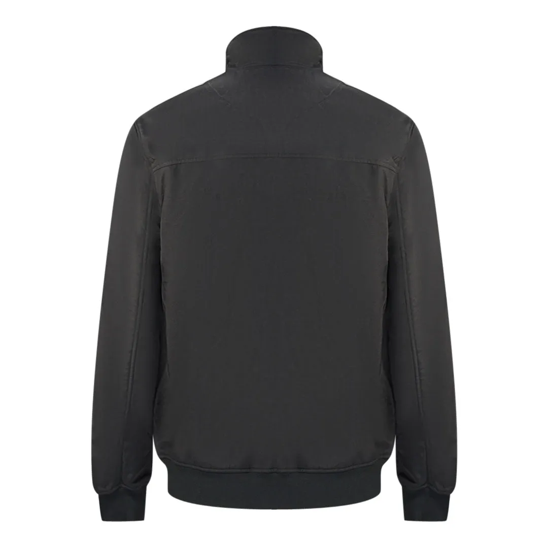 Lyle & Scott Fleece Lined Funnel Neck Jet Black Jacket