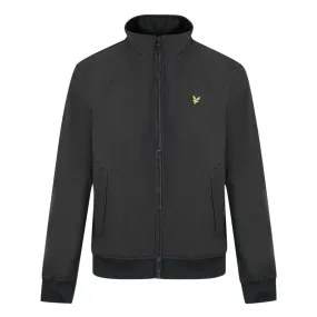 Lyle & Scott Fleece Lined Funnel Neck Jet Black Jacket