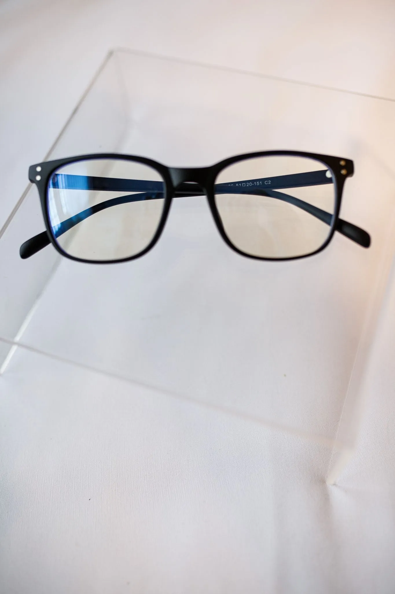 Matte Black Blue Light Blocking Glasses