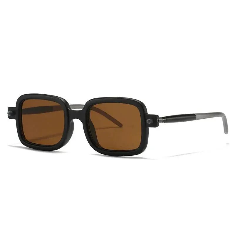 Men and Women Vintage Square Anti-reflective UV400 Sunglasses