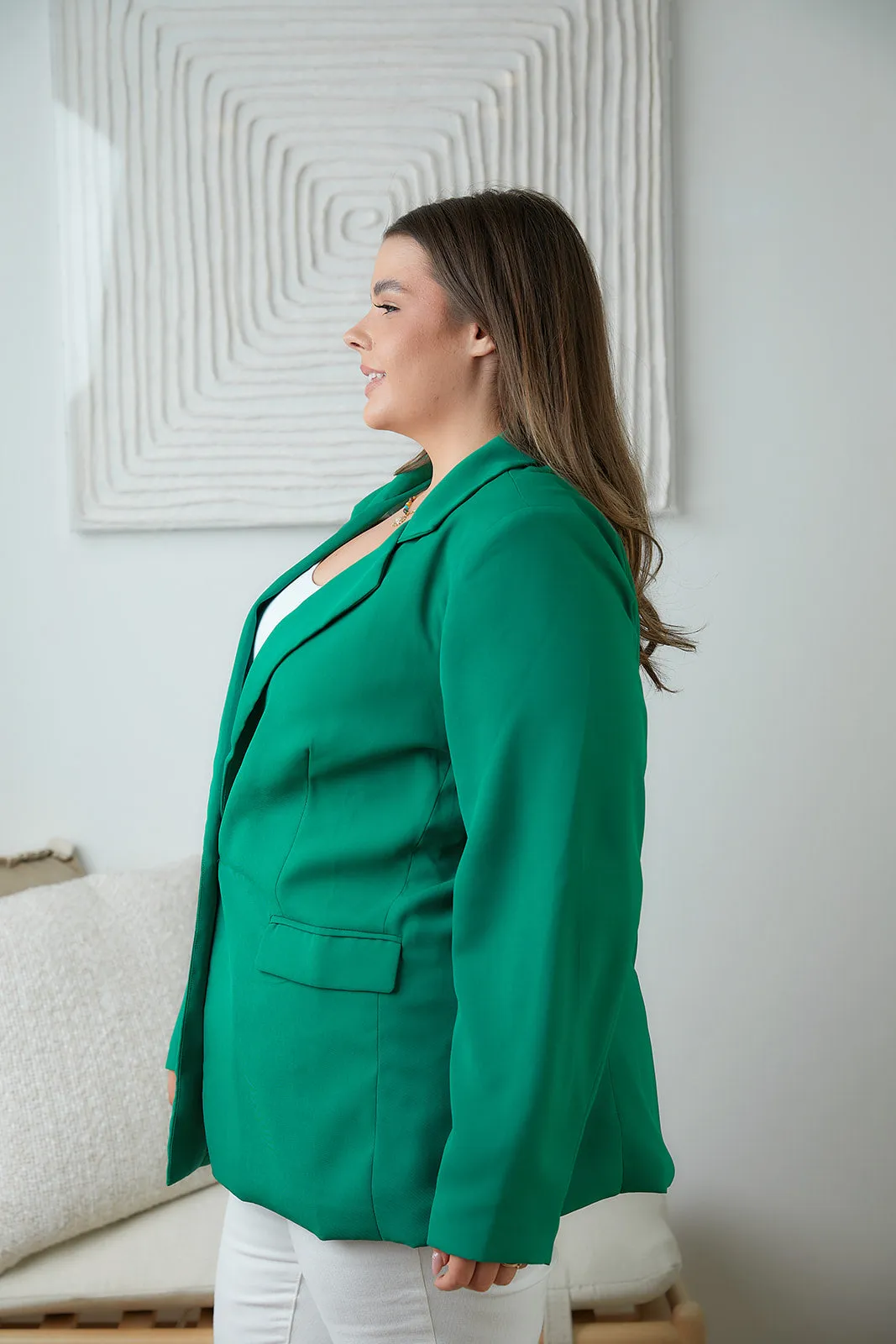 Money Green Business Blazer