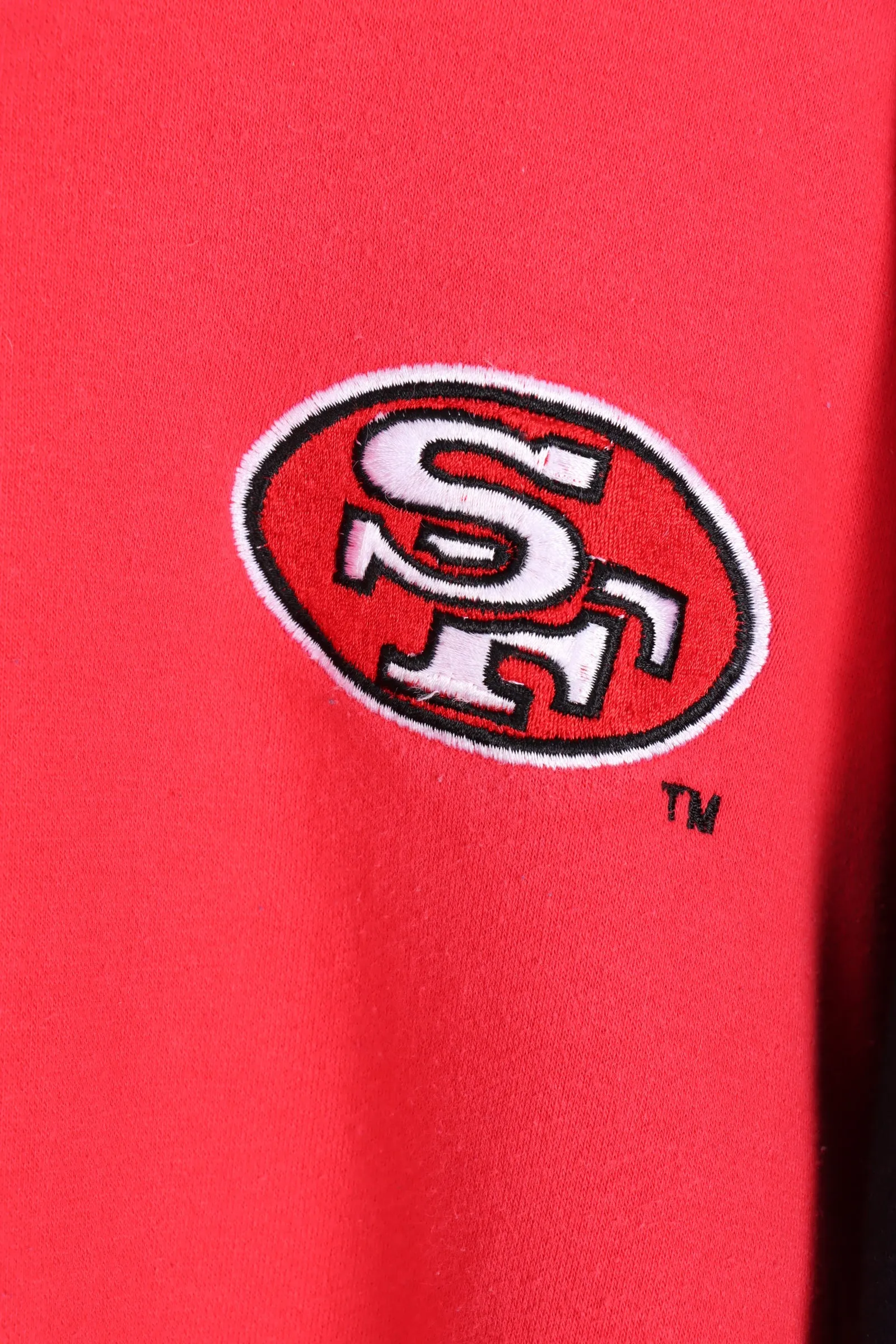 NFL San Francisco 49ers STARTER Embroidered All Over Hoodie (XXL)