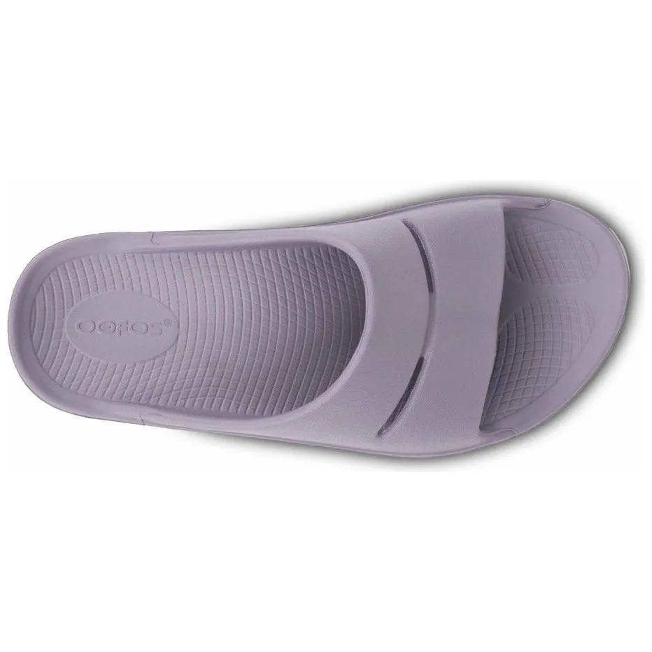 OOFOS Unisex Ooahh Slide Sandals in Mauve