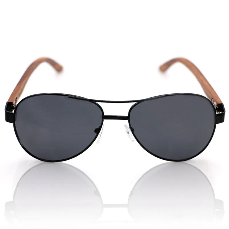 Pailaka Koa Sunglasses - Black Lens Black Frame