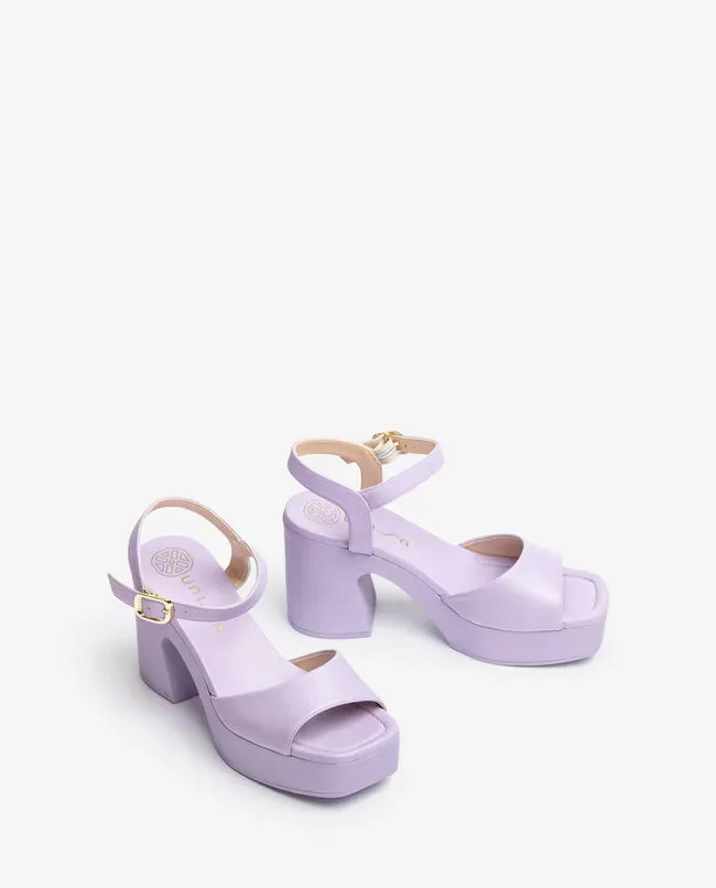 Platform Sandals,  Lila