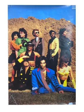 Prince – Official Tour Poster Lovesexy Band '88  EX CONDITION