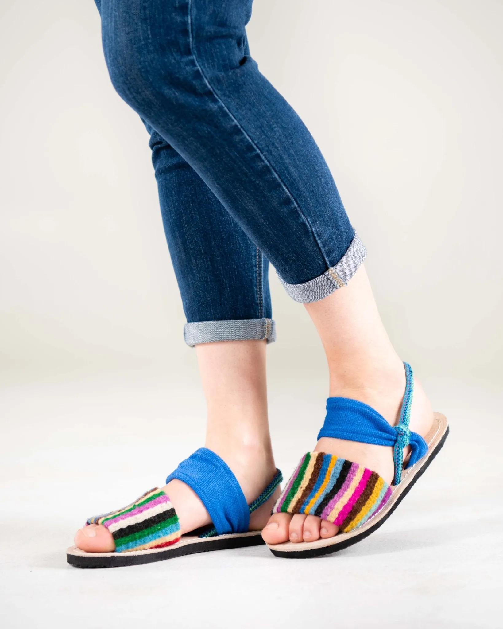 Rainbow Santa Fe Sandals