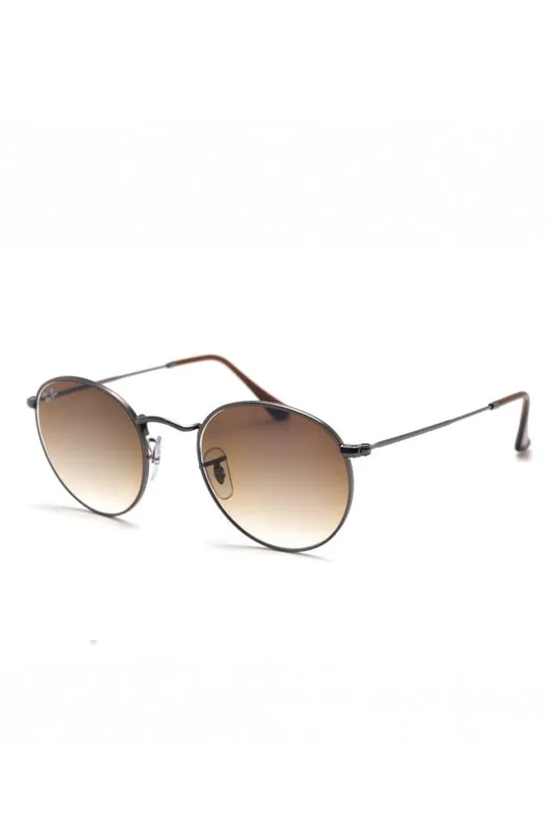 RAYBAN Round Arista Gun Metal Clear