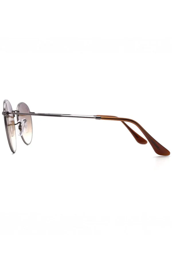 RAYBAN Round Arista Gun Metal Clear