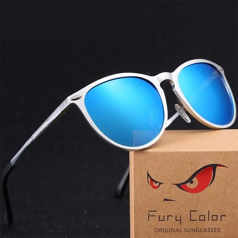 Retro Men's Aluminum Magnesium Polarized Driving Sunglasses