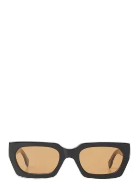 Retrosuperfuture Rectangle Frame Teddy Refined Sunglasses