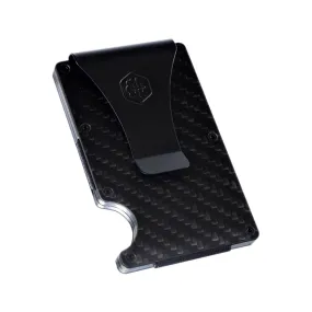 RFID Blocking Carbon Fiber Money Clip Wallet