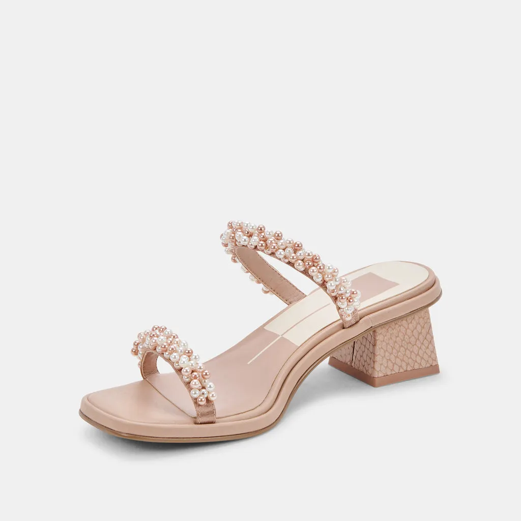 RIVER PEARL HEELS BLUSH MULTI PEARLS– Dolce Vita 6734319222850