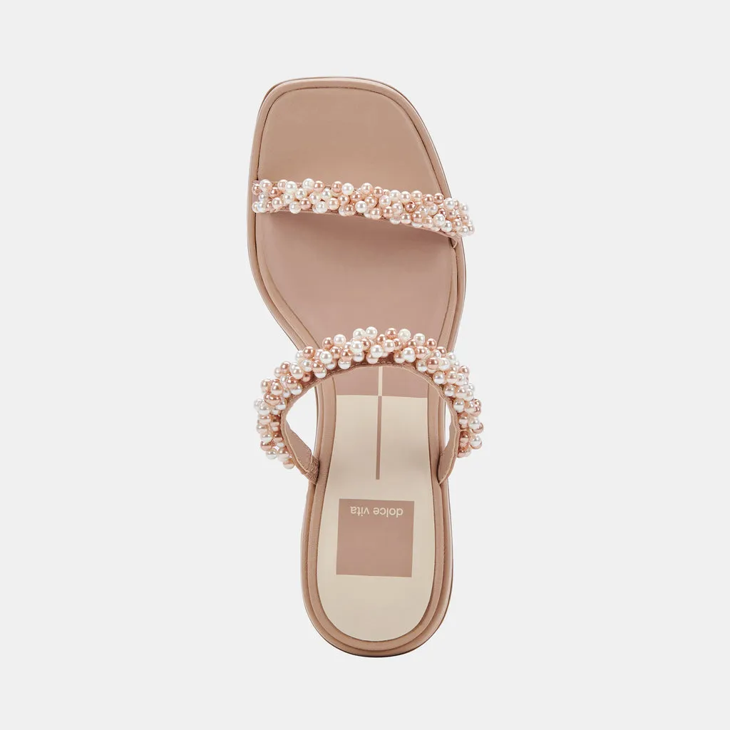 RIVER PEARL HEELS BLUSH MULTI PEARLS– Dolce Vita 6734319222850