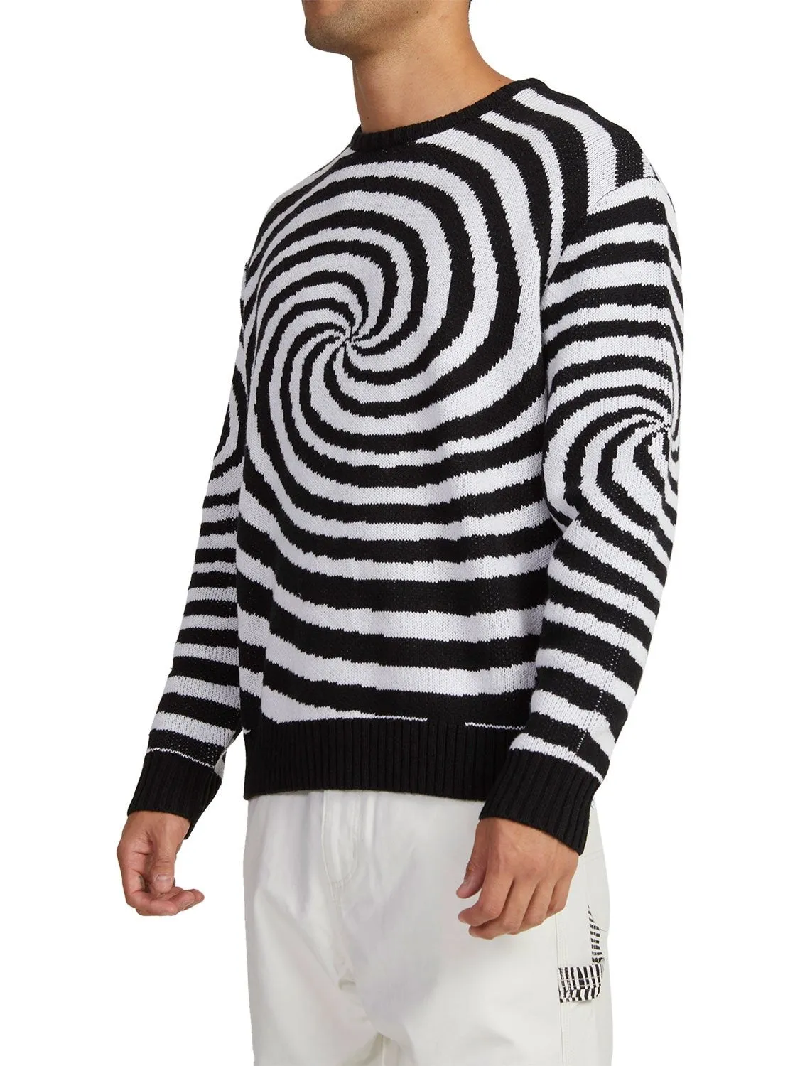 RVCA Men's Spiral Crew Knit