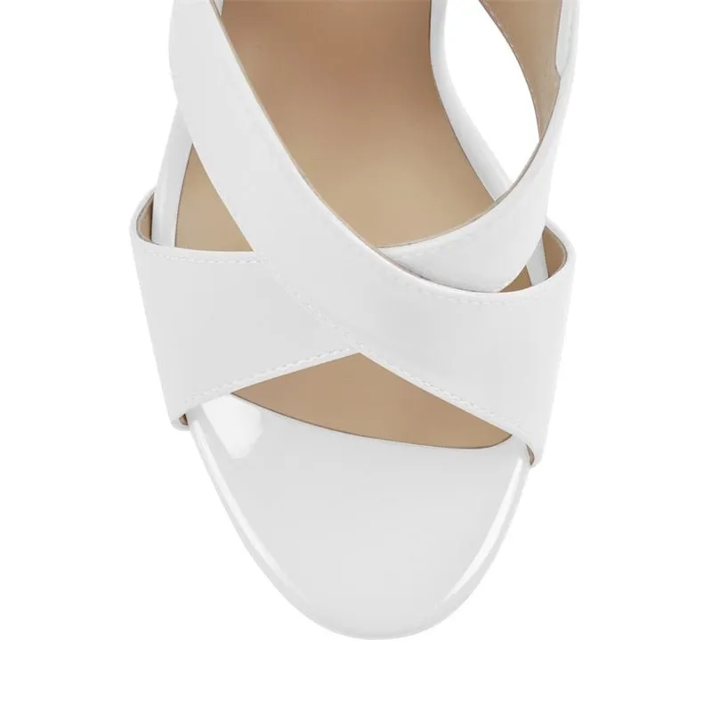 Sandals Queen Bhiowork (White)