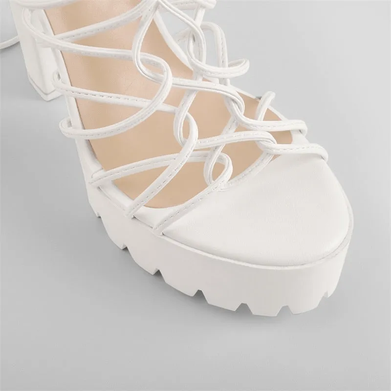 Sandals Queen Rhan (White)