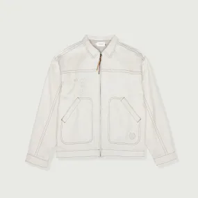 Script Carpenter Jacket - Bone