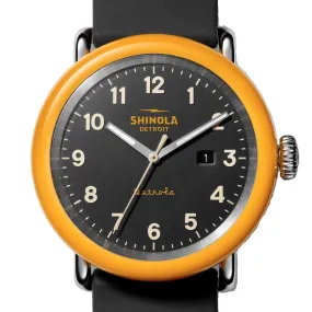 Shinola 43MM Detrola No. 2 Orange Case Quartz Watch S0120161966