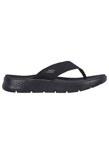 Skechers Black GO WALK Flex Splendor Sandals | Grattan