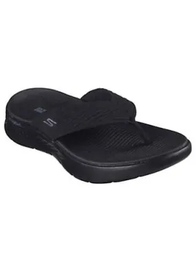 Skechers Black GO WALK Flex Splendor Sandals | Grattan