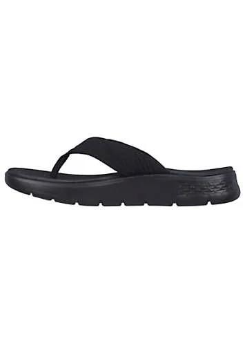 Skechers Black GO WALK Flex Splendor Sandals | Grattan