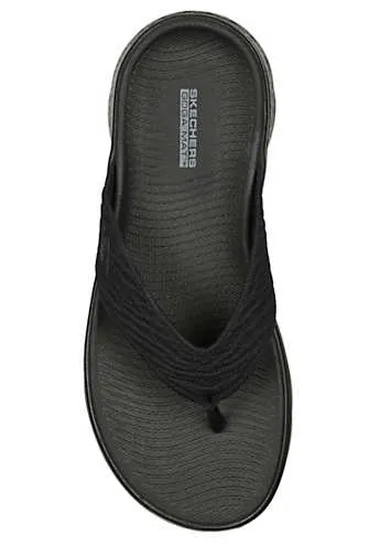 Skechers Black GO WALK Flex Splendor Sandals | Grattan