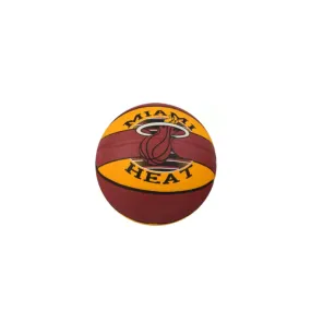 SPALDING Miami Heat Basketball (Brick/Yellow)