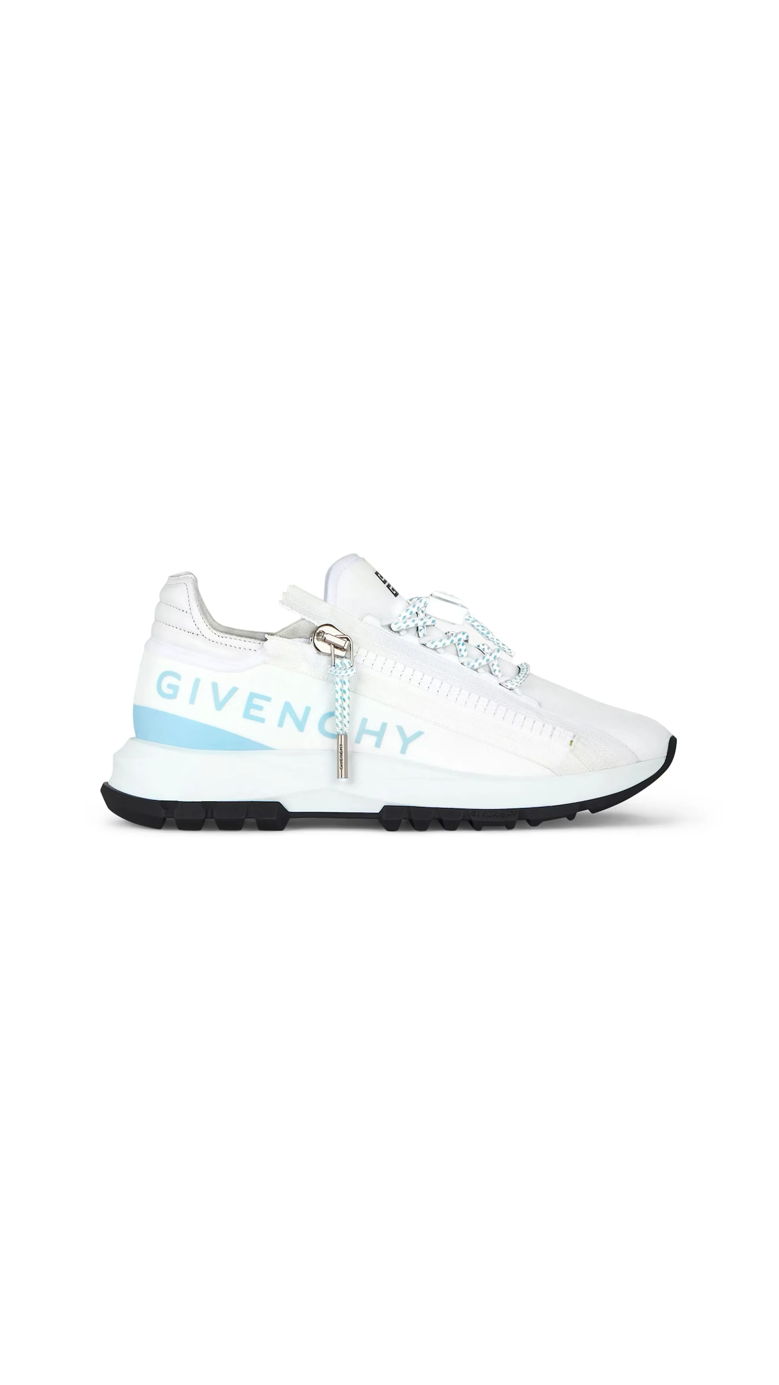 Spectre Runner Sneakers In Synthetic Fiber With Zip - White/Blue