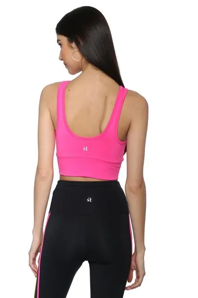 Strut This Piper Bra Neon Pink