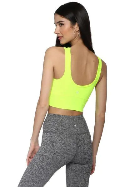 Strut This Piper Bra Neon Yellow