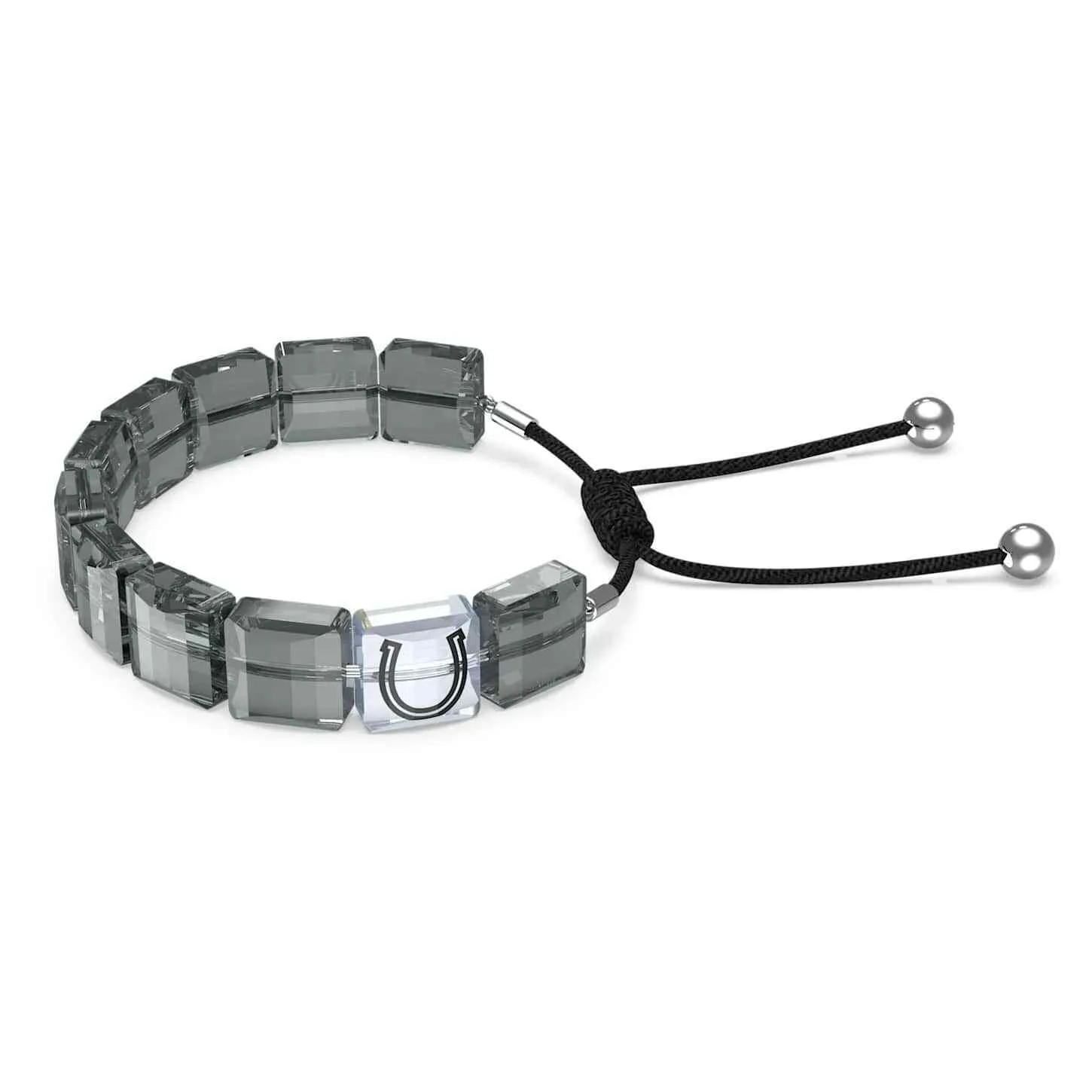 Swarovski Letra Bracelet HORSE SHOE, Grey, Rhodium Plated - 5615000