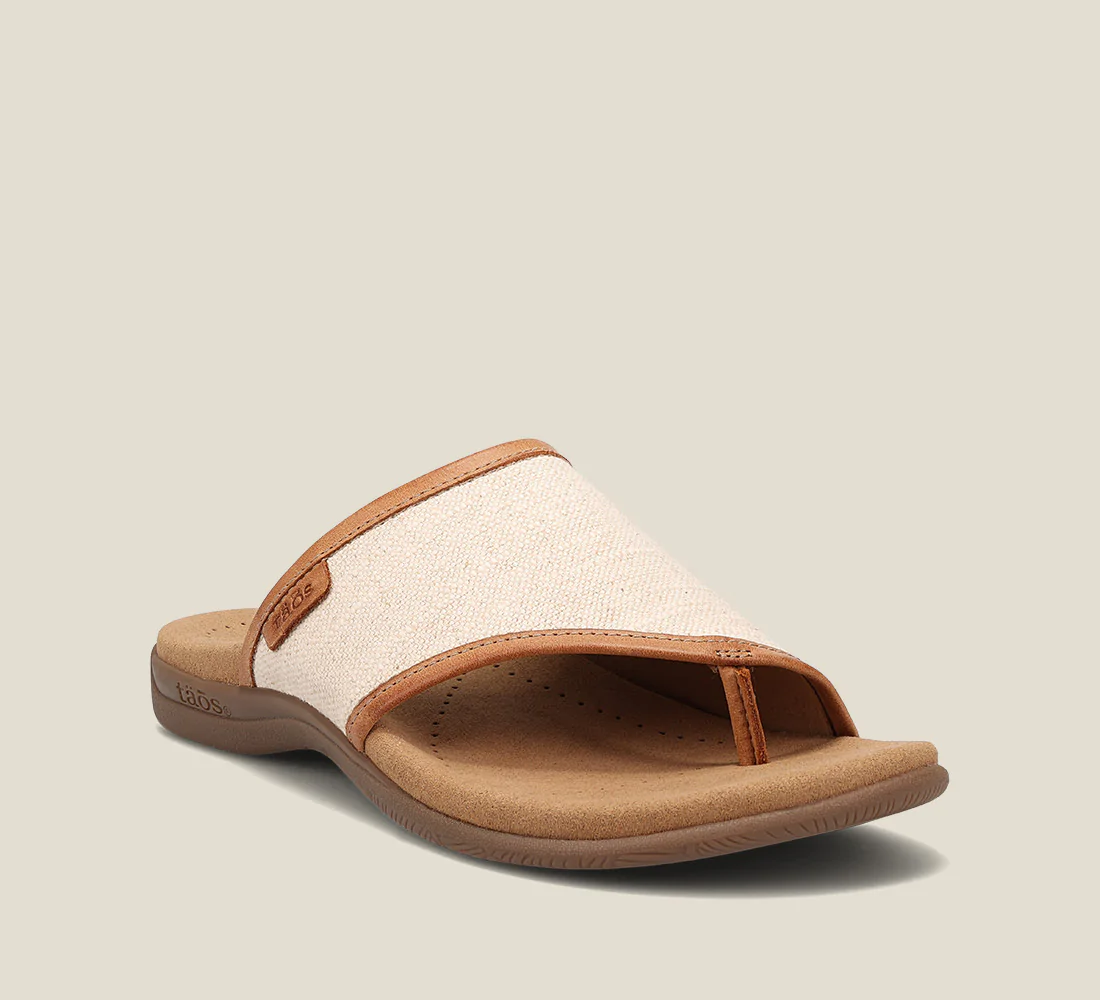 Taos Womens Boundary Sandals- Natural Hemp