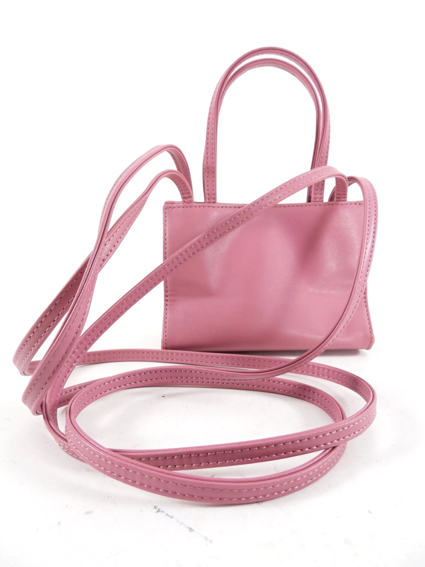 Telfar Quartz Pink Mini Two-Way Crossbody Bag