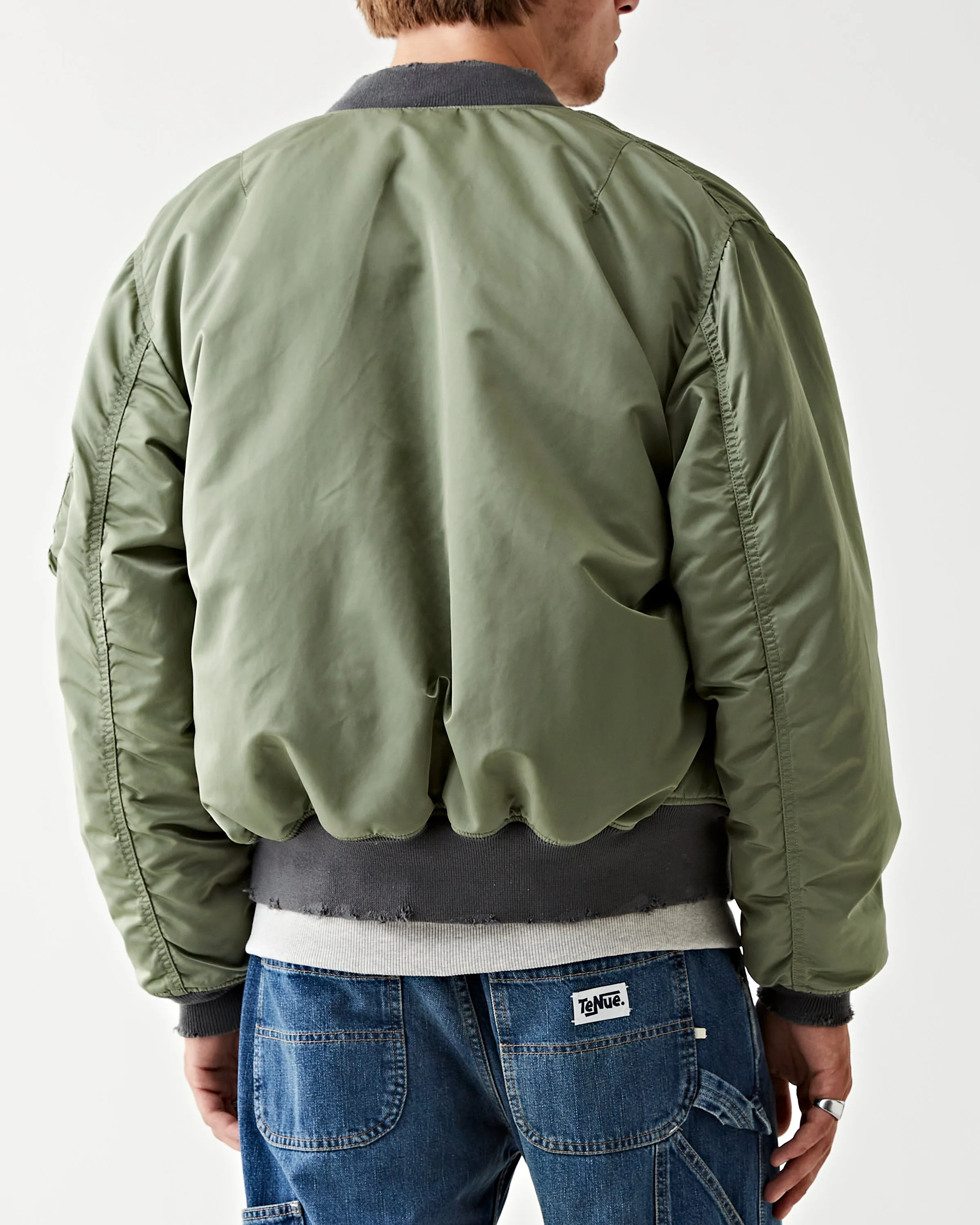 Tenue. x Alpha Industries MA-1 Bomber Jacket Sage Green