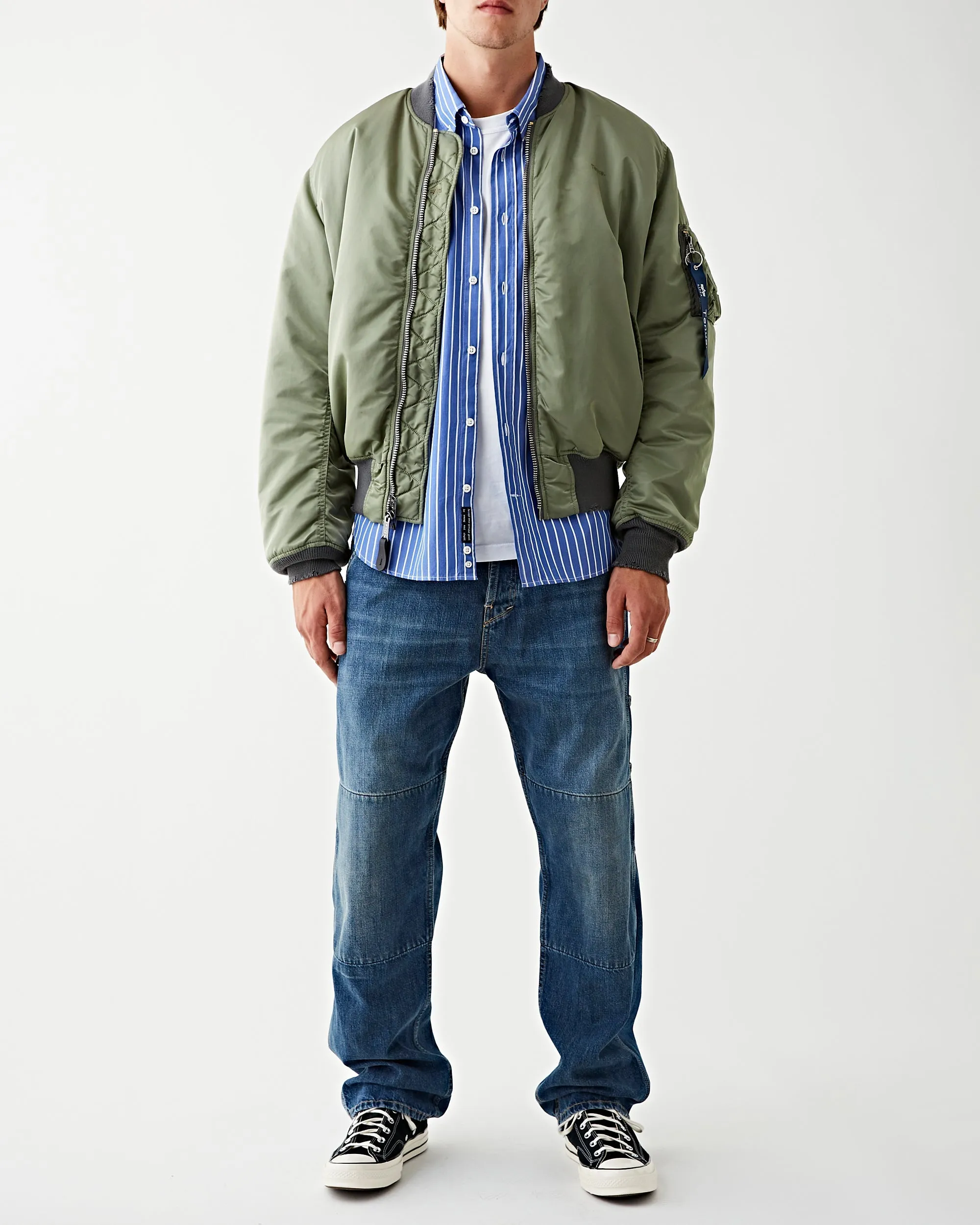 Tenue. x Alpha Industries MA-1 Bomber Jacket Sage Green