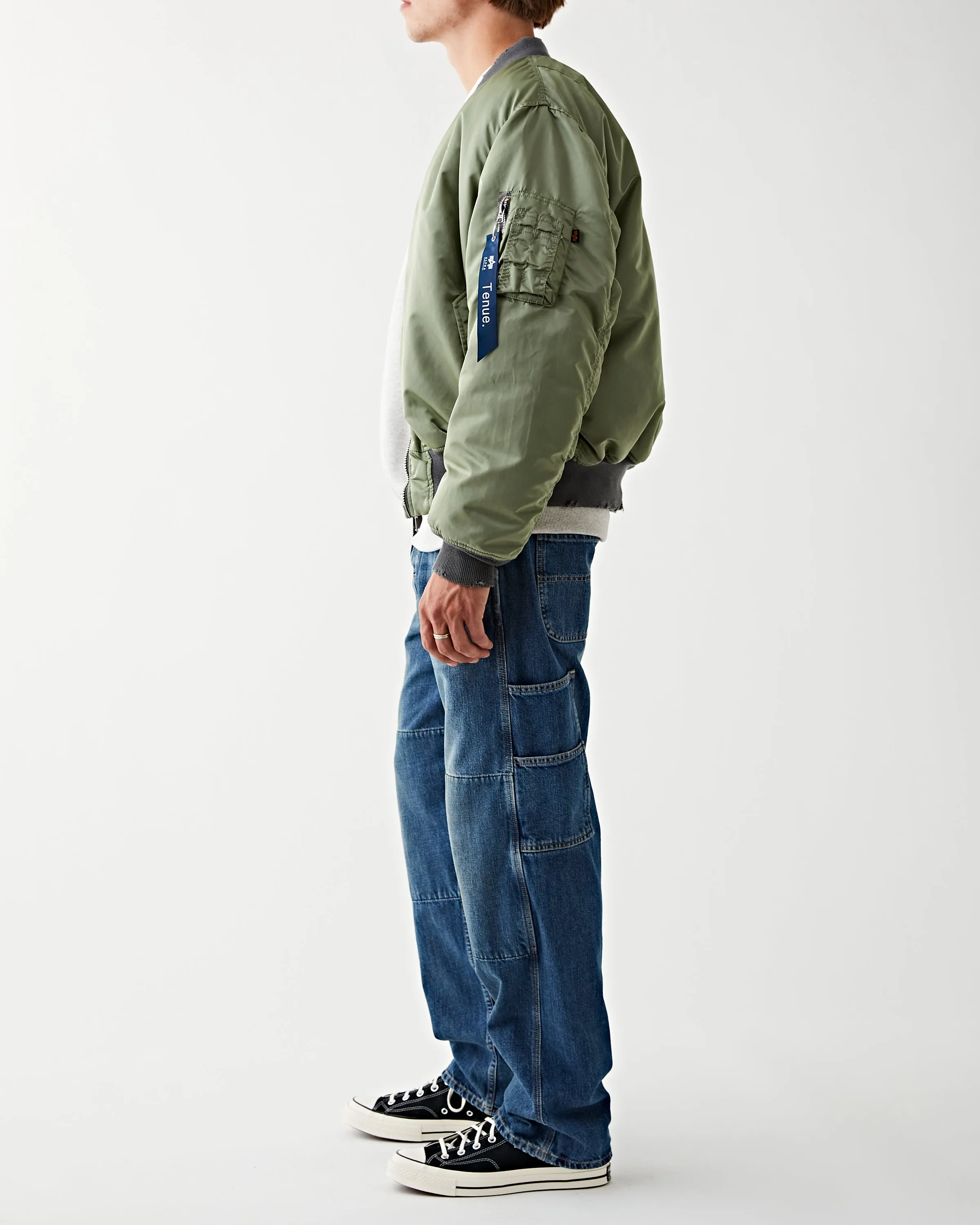 Tenue. x Alpha Industries MA-1 Bomber Jacket Sage Green